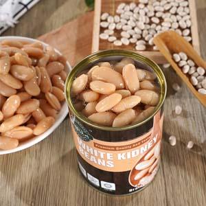 Canned white kidney beans canned food